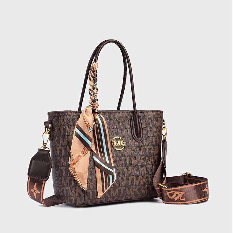 High-sense femenino 2025 nuevo bolso cuadrado impreso simple de gran capacidad textura retro bolso portátil de un solo hombro