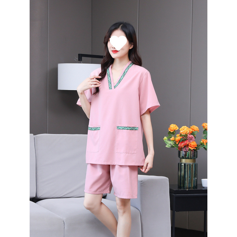 새로운 공마 칸 김이 의류 여성 커플 플러스 사이즈 남성 사우나 의류 발 치료 가게 목욕 마사지 목욕 가운 MEIMEI