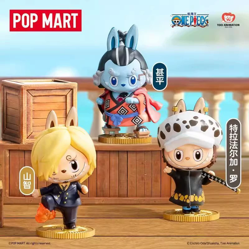 Настоящая коллекционная коробка Blind Box POPMART THE MONSTERS×One Piece Series One Piece Figure