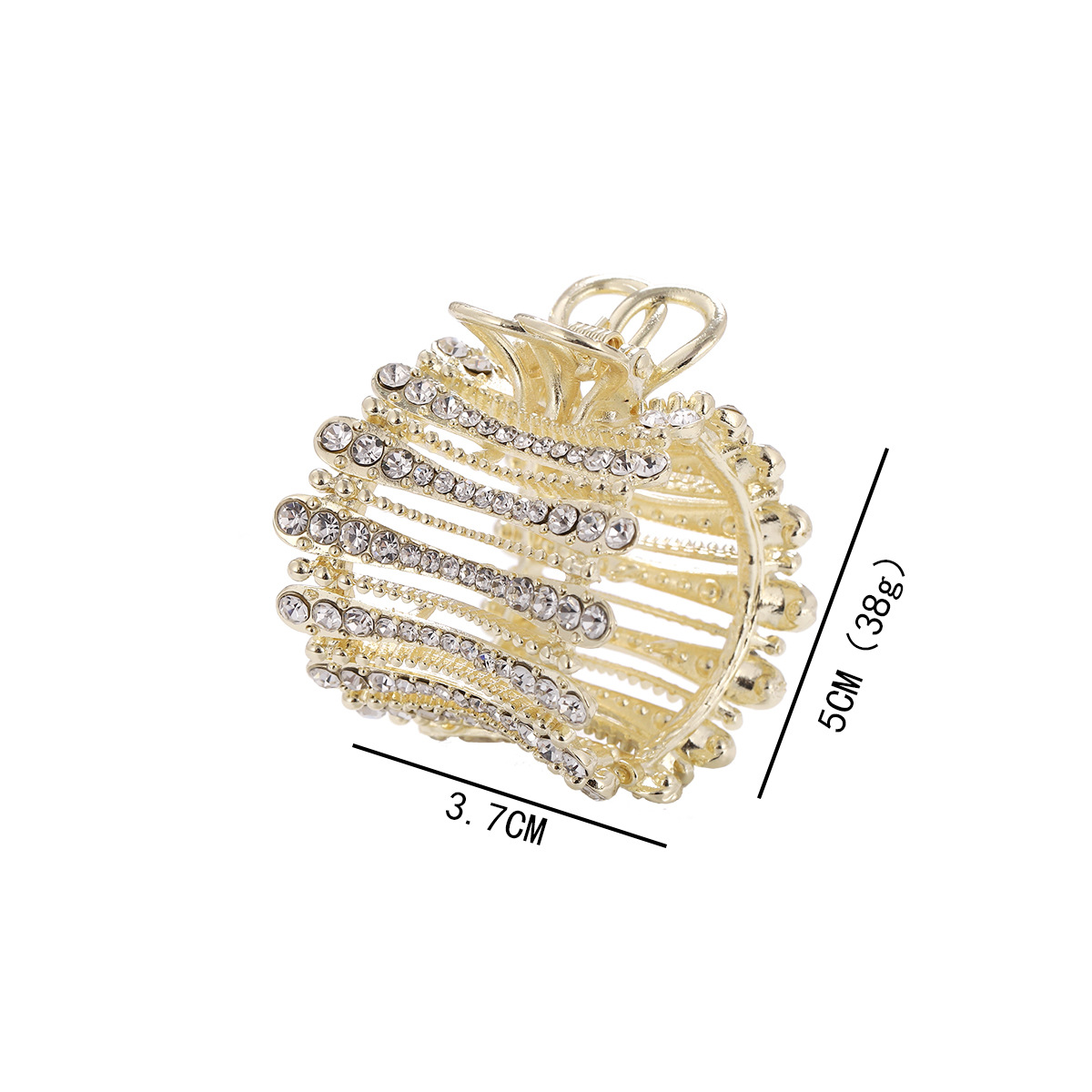 Alto grado de diamante incrustado perla alta cola de caballo clip nicho versátil tiburón clip horquilla Corea del Sur moda personalizada accesorios para el cabello para las mujeres image 6