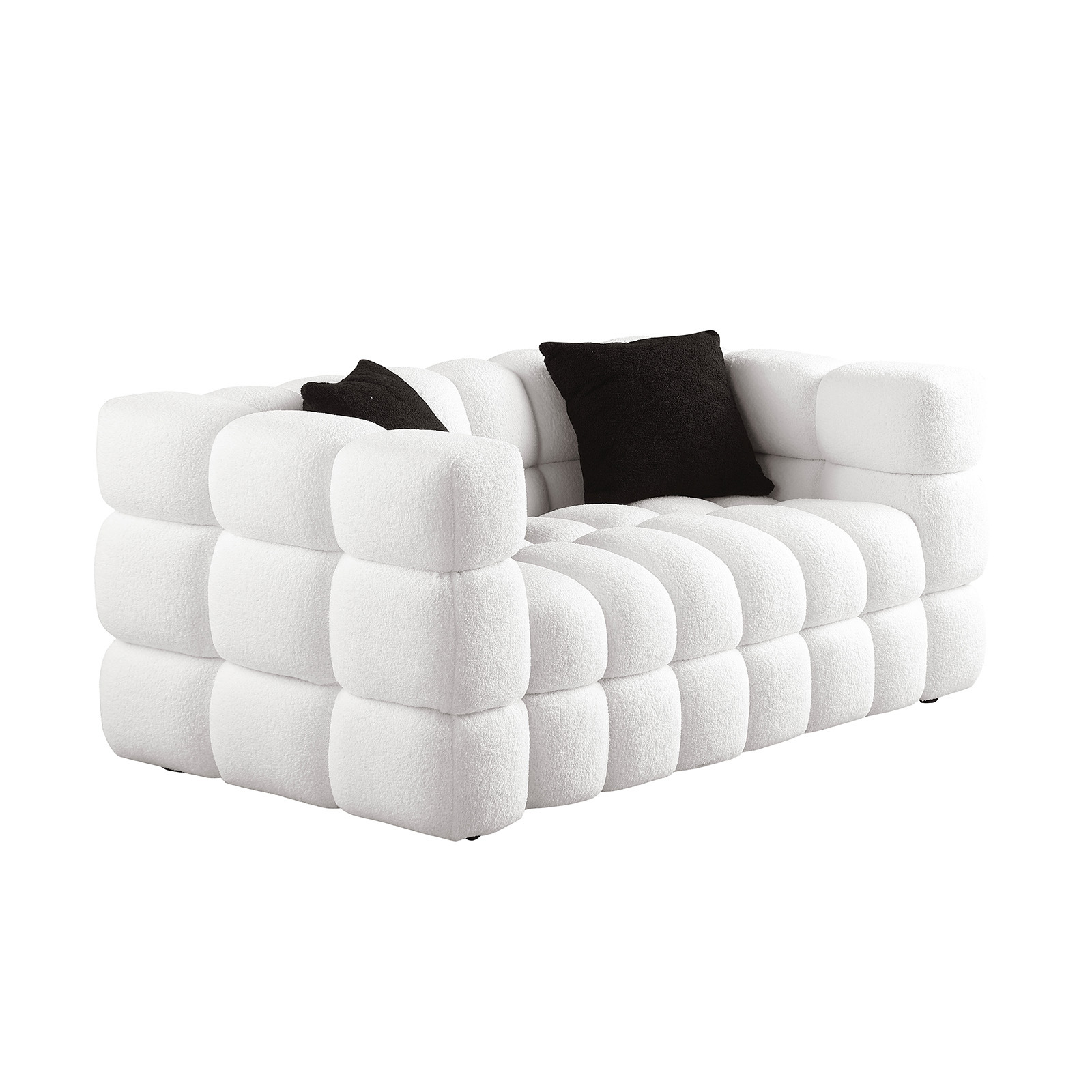 Estilo japonés sofá de cuero nórdico pequeño estilo simple moderno de sala de estar de tres personas sofá artístico de cuero image 5