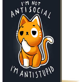 跨境货源ebay 速卖通动物猫海报喷绘派对装饰艺术印刷版画图片