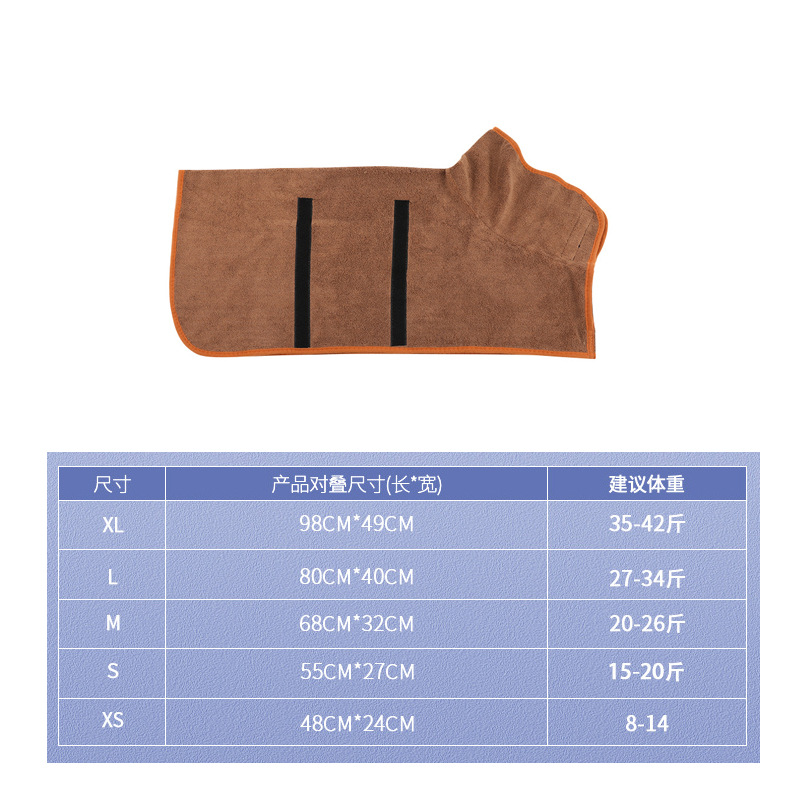 Súper fábrica nueva Toalla de baño para mascotas Toalla de baño para perros Toalla de baño súper absorbente Toalla de baño manta de algodón puro