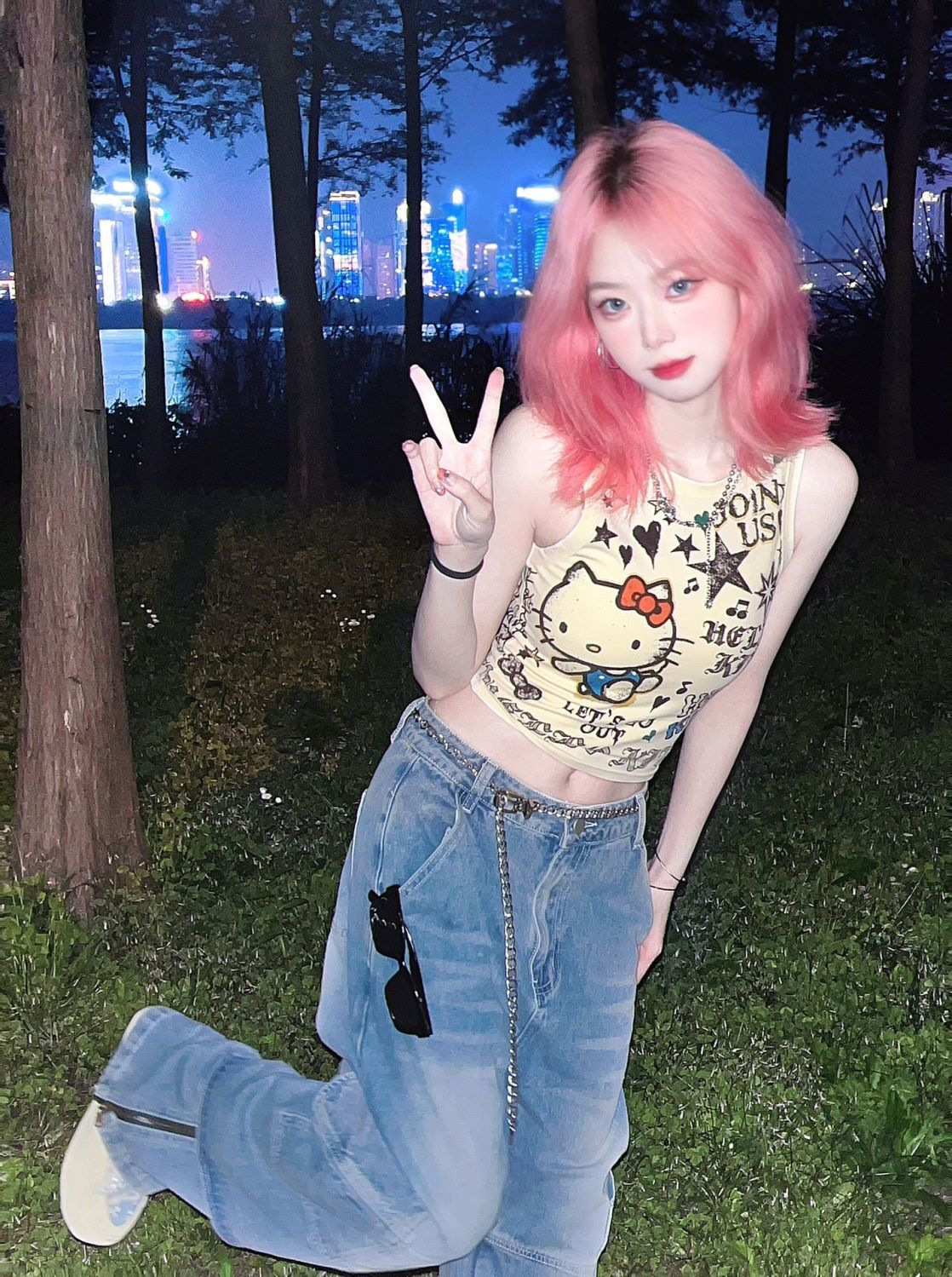 Kitty Cat Crop Top Image 2