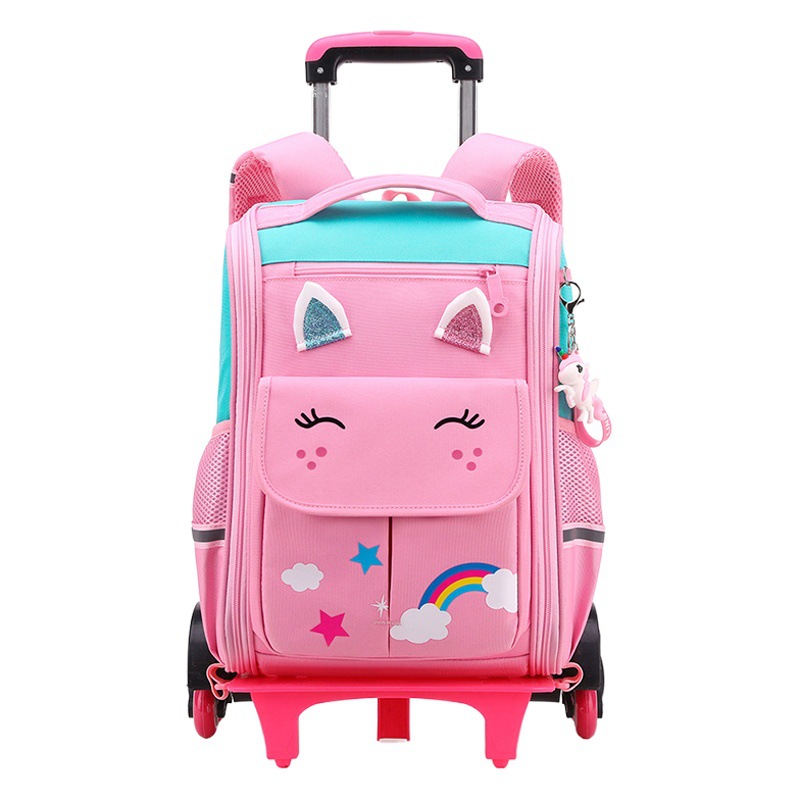 Mochila escolar con diseño de pez para niños y niñas de 2.º, 3.º, 4.º y 5.º grado, mochila ligera con logotipo impreso para ventas internacionales.