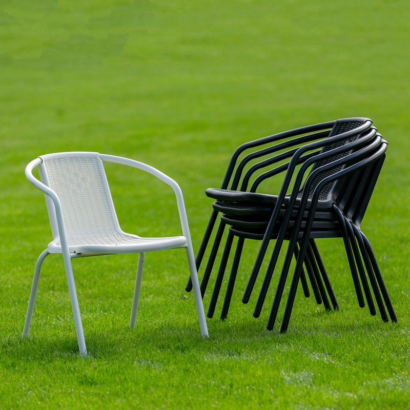 silla al aire libre, silla de comedor confortable, nuevo respaldo, silla plegable, mesa de café y té, combinación de patio