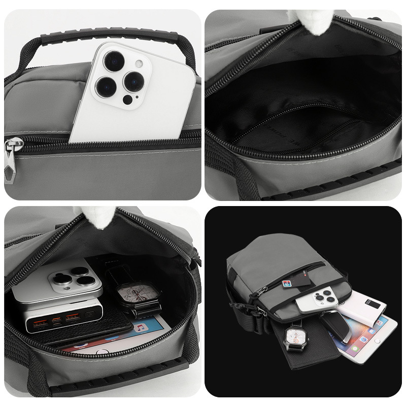 WEPOWER nuevo tipo de bolso de hombro para hombres, bolso de viaje casual para hombres, bolso de viaje ligero a prueba de agua para viajes de negocios