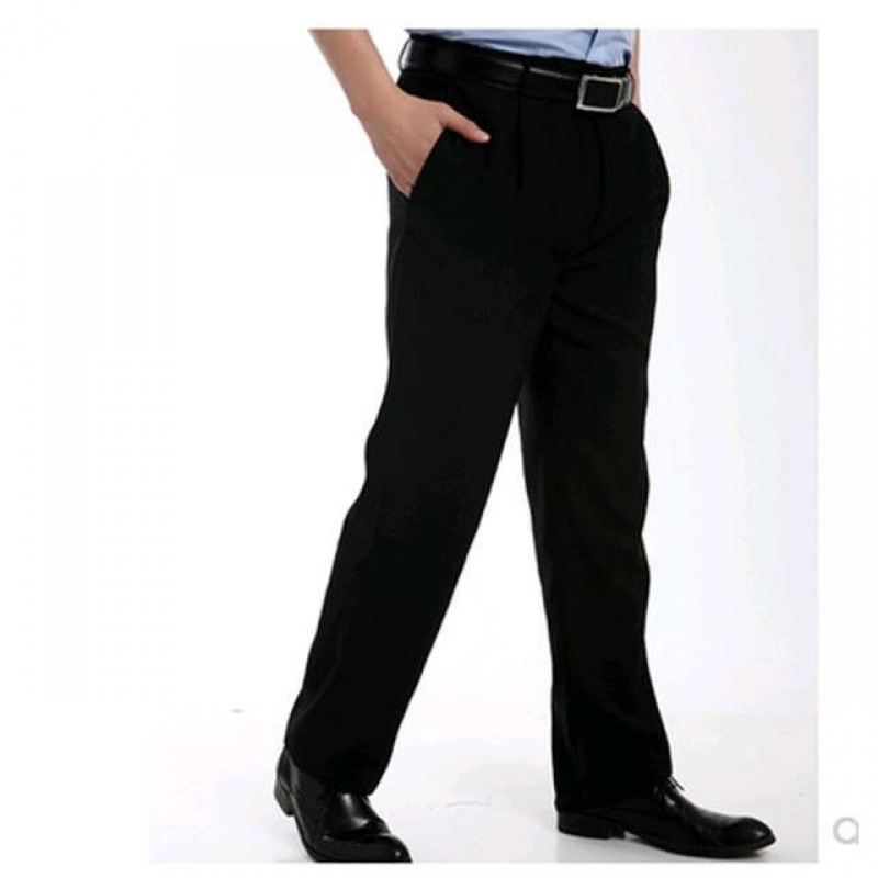 man Black trousers DP Business Formal Occupation trousers Thin section hotel Security staff Chef's work clothes trousers