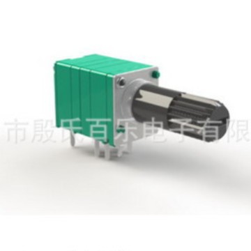 旋转式带开关可调电位器 R097GS双联带开关可调电位器