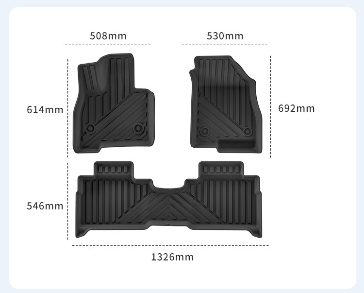 TPE Floor Mats for 23-25 Chery Explore 06 / JAECOO J7