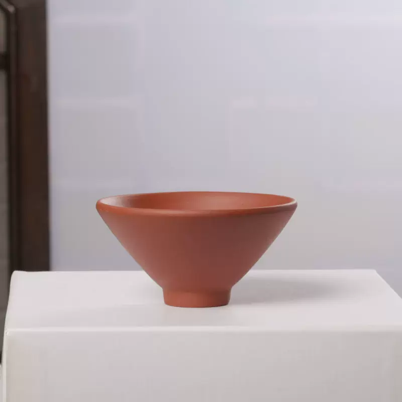 宜兴紫砂品茗杯功夫茶杯高档精品主人杯斗笠杯茶碗小口杯一件代发