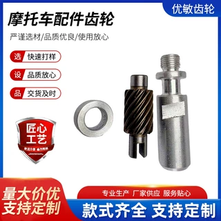厂家供应摩托车配件齿轮码表齿轮鼓刹里程齿通用五金配件加工定制