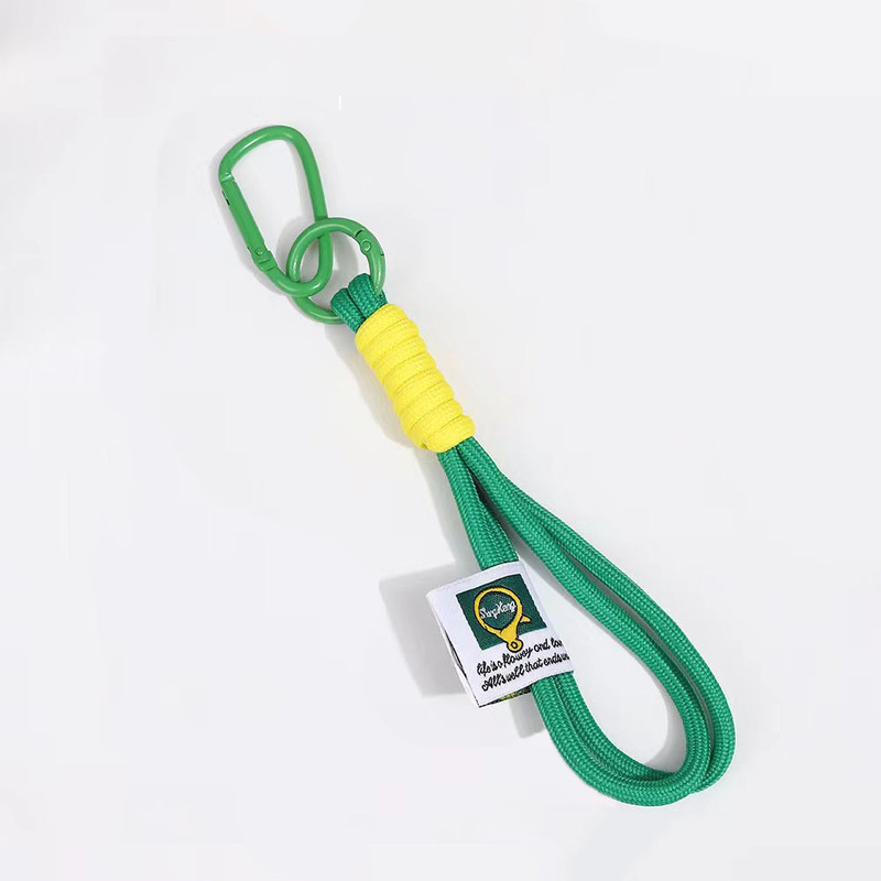 携帯電話のストラップのマカロンの色合わせのキーチェーンのキーチェーンは簡単で短いタイプのロープのキーチェーンのリングの装飾品の卸売りを掛けます。|undefined
