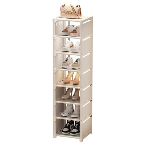 Simple shoe rack home entrance multi-layer space-saving narrow shoe cabinet dormitory storage magic corner shelf shoe box