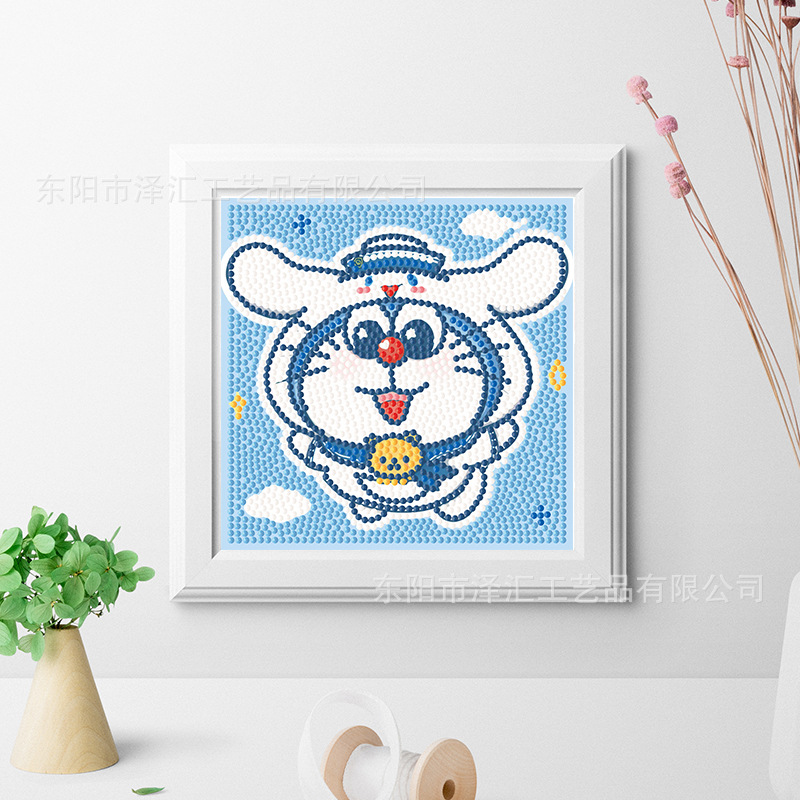 Nuevos niños 5d educativos rhinestone pintura hecha a mano DIY diamante pintura juguete creativo dibujos animados princesa serie image 9