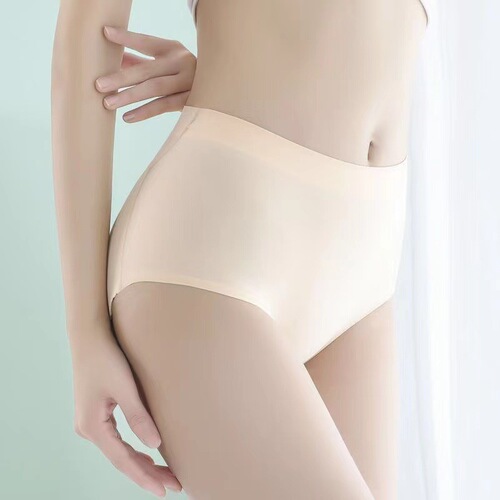 Panties with invisible padding, mid-rise triangle design for women, lifting buttocks, plump buttocks, peach-shaped buttocks, large buttocks, tummy control pants