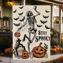 T 34117 Halloween Garden Flag ��ʥ��԰���Ŀ羳����ͨ����