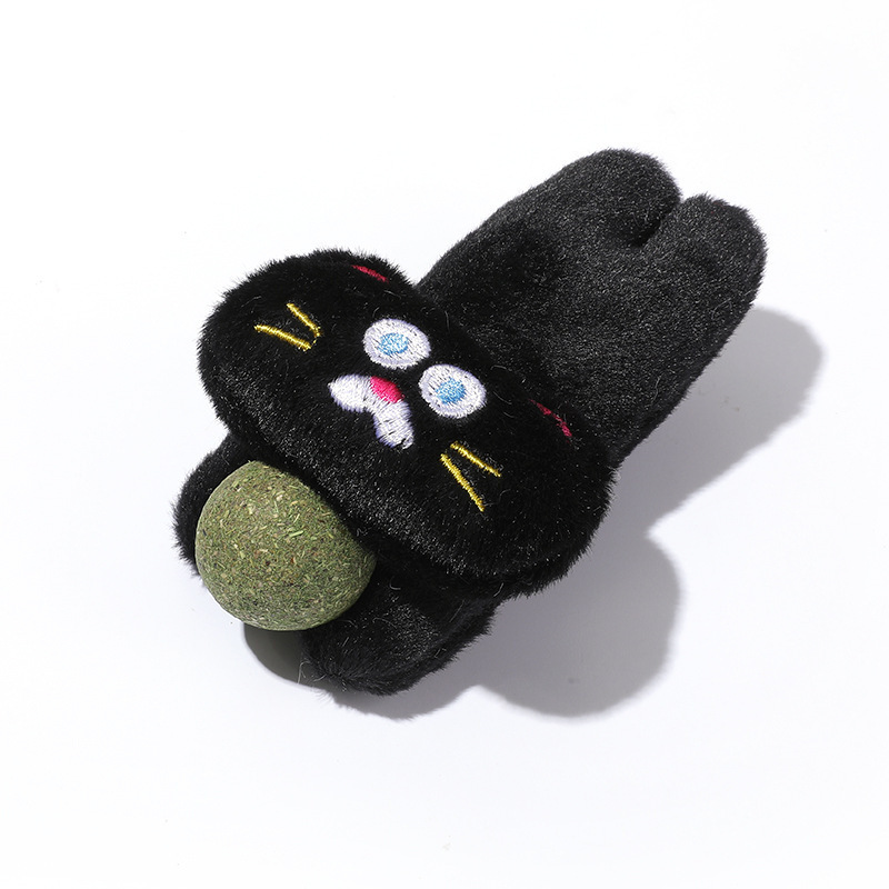 猫薄荷球猫咪舔舔乐小猫毛绒玩具自嗨解闷猫磨牙洁齿猫草球逗猫棒|undefined