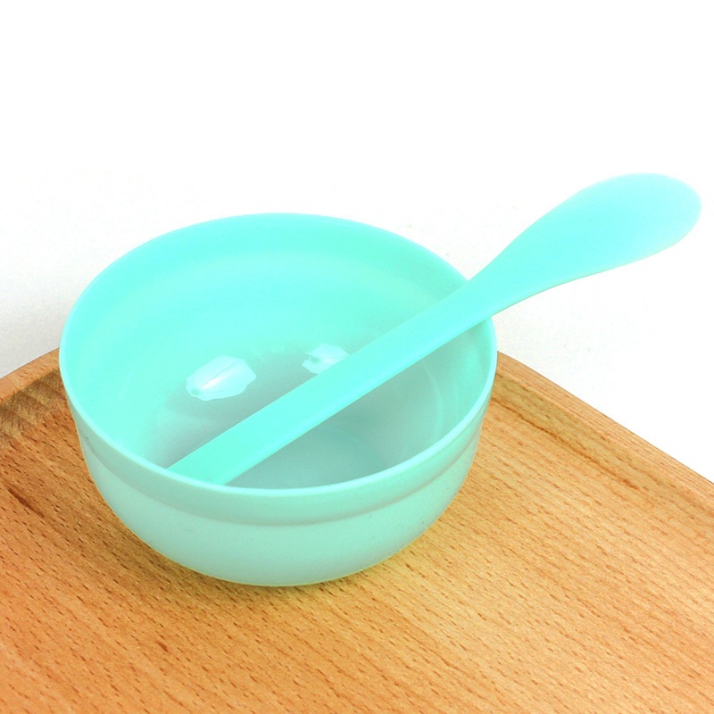 Herramientas de máscara facial 3 # máscara facial bowl varilla de máscara de maquillaje bowl de plástico varilla de plástico cuchilla de raspador de belleza