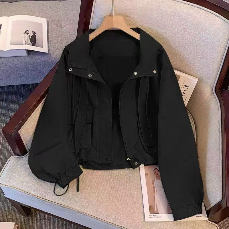 Spring jacket for leisure, baseball uniform, Korean style, plus size