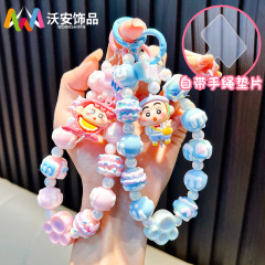数珠小新手絵珠携帯チェーンのキーホルダー学生カバンストラップ自動車キーチェーン猫爪プレゼント卸売り