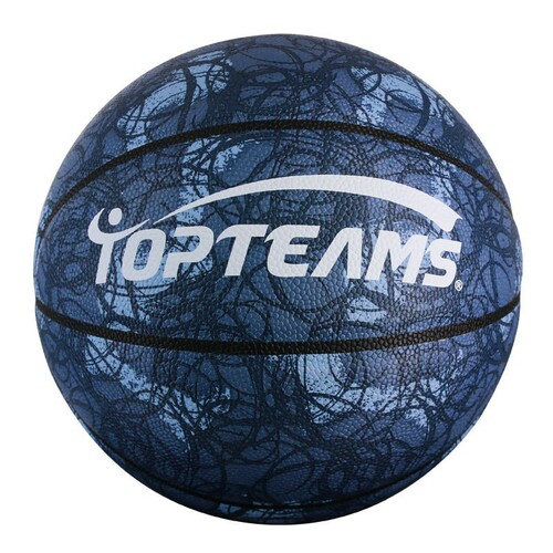 7-inch adult durable basketball gift, blue leather soft touch, 5-inch children's primary school basketball wholesale