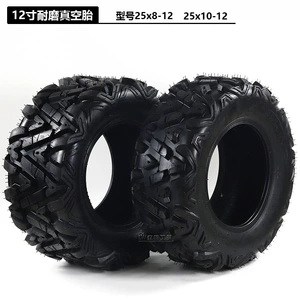 Dörd təkərli Go-Kart ATV aksesuarları 25X8-12inch yolsuzluq vakuum şini 25X10-12