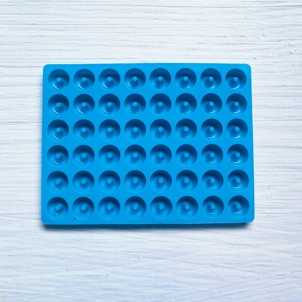 48 Donuts 160 chocolate galletas molde de silicona molde de postre molde de hielo horneado pastel de arroz