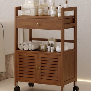 Beauty Trolley Storage Rack Beauty Salon Mobile Tool Cart Non-Solid Wood Nail Salon Storage Locker L^
