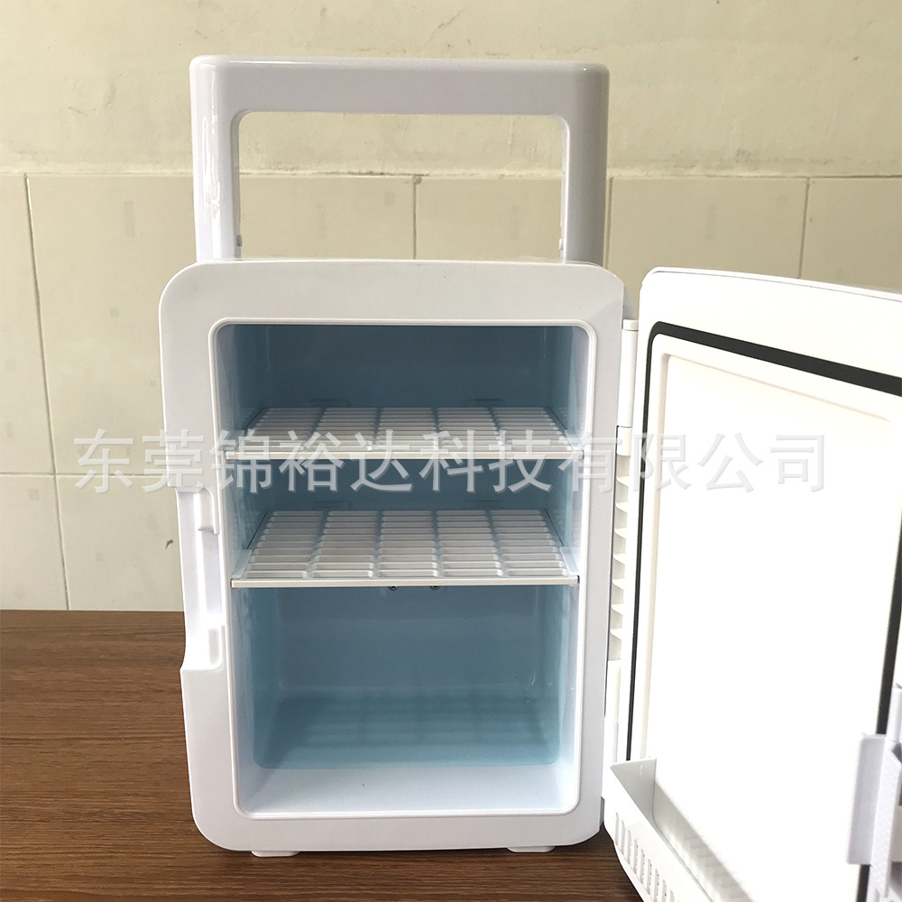 Cross-Border Car Refrigerator 10L Single-Door Small Satchel Mini Refrigerator Car Household Refrigerated Fresh-Keeping Small Refrigerator