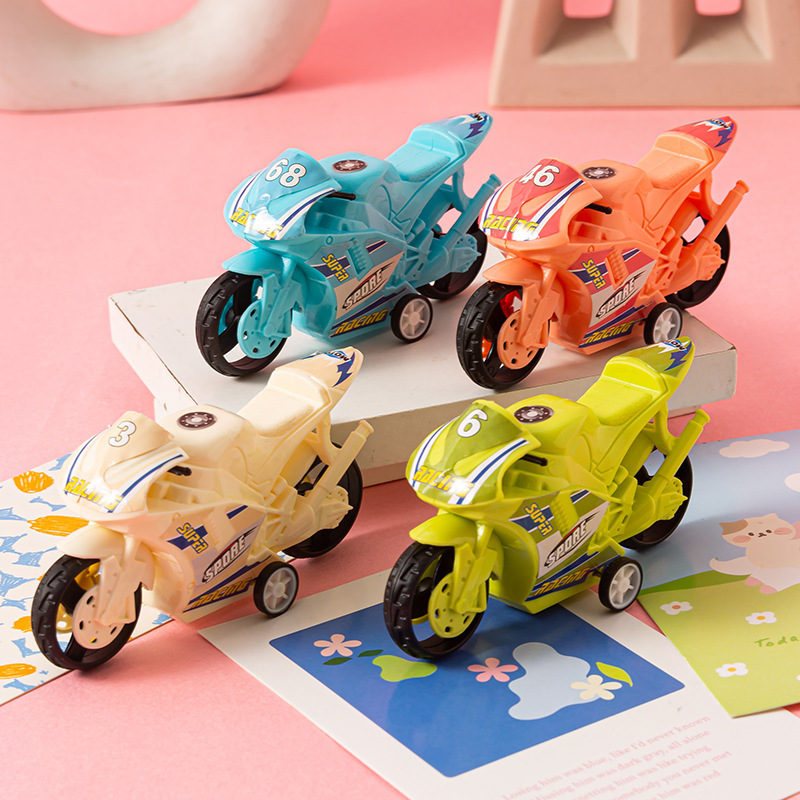 子供のおもちゃの車ミニキャンディーカーシミュレーション女の子オートバイ露店供給卸売プルバックオートバイ|undefined