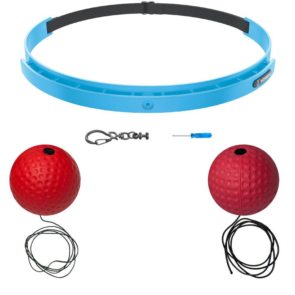 Boxeo de reacción montado en la cabeza bolas de entretenimiento de descompresión para niños bolas de velocidad mágica entrenador de boxeo de ojos para adultos