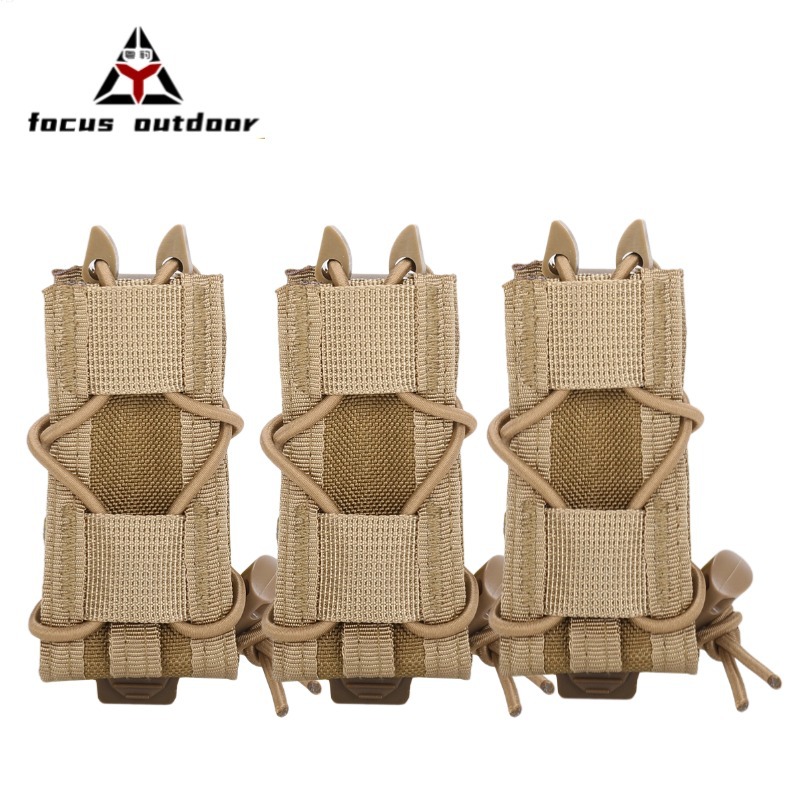 Deporte al aire libre militar 9MM bolsas de clip de bala materiales resistentes al desgarro bolsas de clip de bala tácticas bolsas de camuflaje multifuncionales