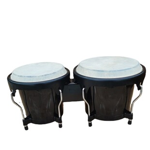 6 inch 7 inch bongo drum percussion instrument clap drum conjoined plastic drum factory direct for children to play Teaching Percussion