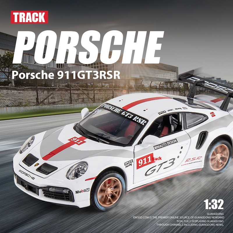 1:32 Porsche alloy model simulación sports car boy toy gift
