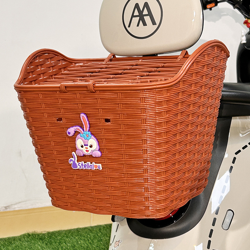 卸売電気自動車リア収納バスケットかわいい漫画オートバイバッテリーカーリアテール収納防水|undefined