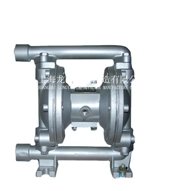 上海龙亚QBY型工程塑料气动隔膜泵 油乳胶化工泵