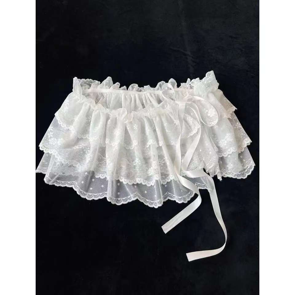 Three-layer small flower lace