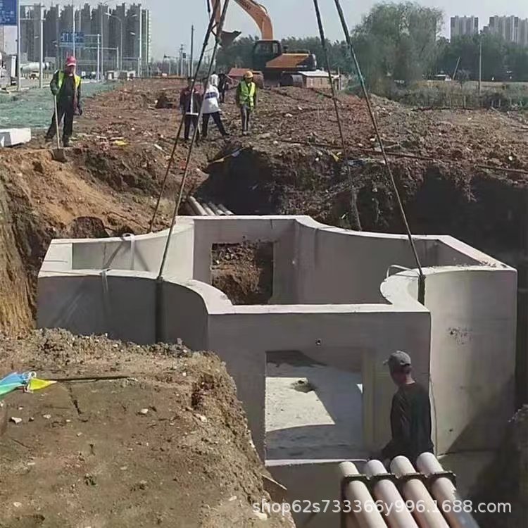水泥检查井 成品钢筋混凝土预制井 方形污水井 支持制造