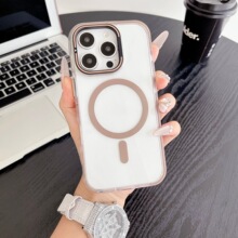 双色防摔磁吸手机壳15PM支架16PM金属支架14PM强磁吸13PM2026年潮