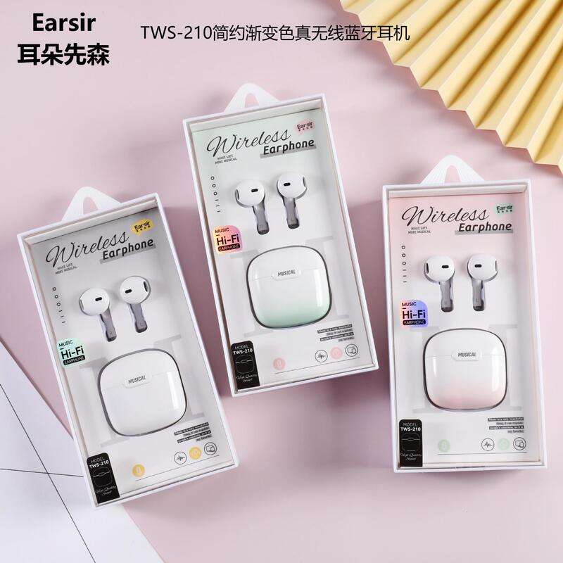 Ear Sensen Fashion Simple Gradient TWS Stereo Mini True Wireless Bluetooth Headset TWS-210 Ear Sensen Fashion Simple Gradient TWS Stereo Mini True Wireless Bluetooth Headset TWS-210