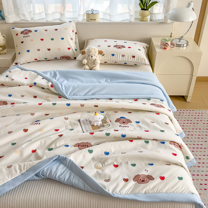 여름이불 - 귀여운 애완견 [시원하고 땀이 나지 않음]