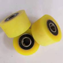 异型聚氨酯包胶 黄色透明pu用聚氨酯轮 聚氨酯包胶轴承