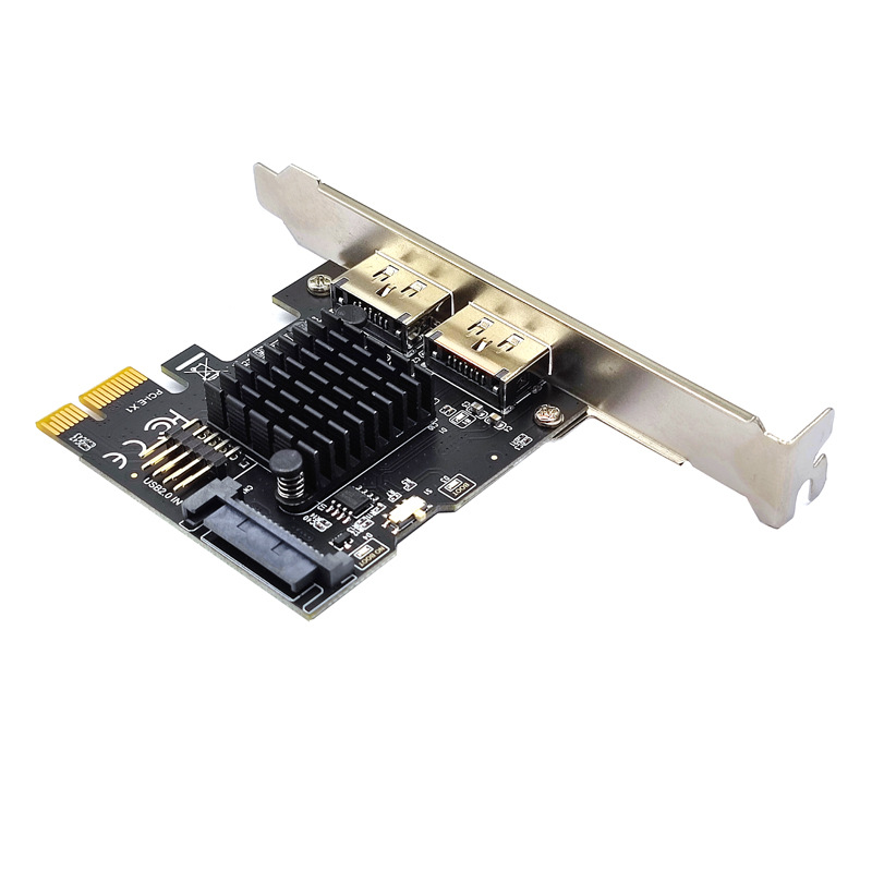 ̨ʽ��pci-eתPower eSATA+USB��չ��6Gת�ӿ�Ӳ���Ȳ��PESATA