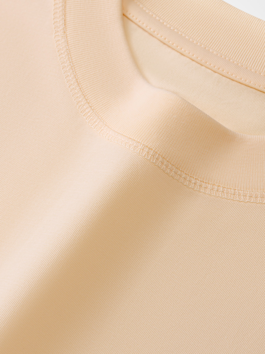 Camiseta de Verano de 230g con Sensación de Hielo, Transpirable, con Tecnología de Seda, Cuello Redondo, Manga Corta, para Hombre