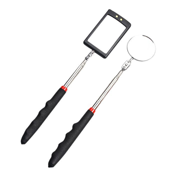 Dispositivo de recogida varilla de succión varilla magnética de metal varilla magnética Dispositivo de recogida de luz LED reflector de espejo de inspección de reparación de automóviles