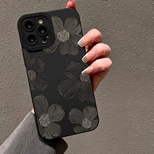 B 56916 Flower print full cover phone case Ψ������ȫ���ֻ�