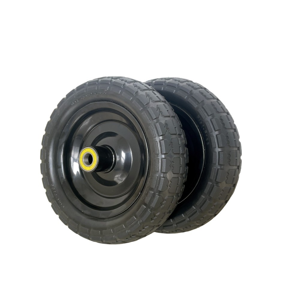 厂家直销 亚马逊9X350-7 聚氨酯实心免充气轮 工具车 手推车轮