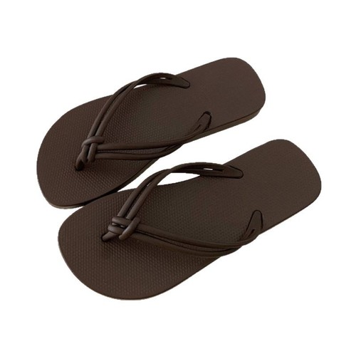 Japanese new trendy Instagram stylish casual herringbone women's summer outerwear anti-slip shower sandals flip-flops for beach