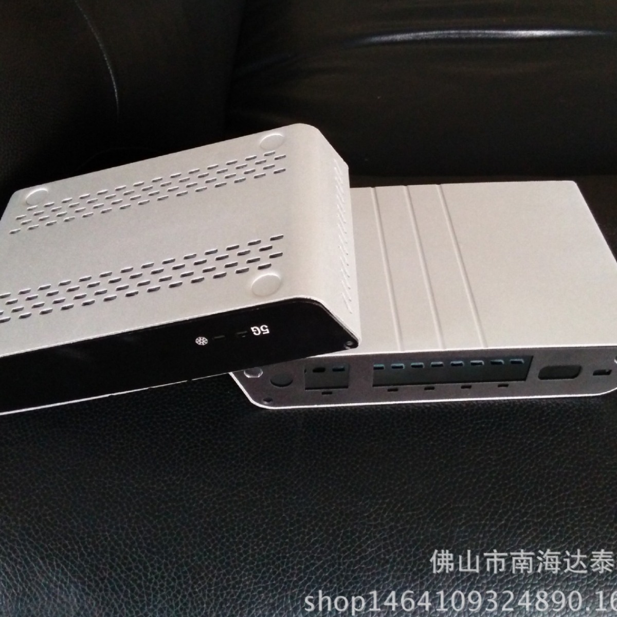 CNC加工铝型材外壳铝合金电源盒铝材质防水密封机箱散热盒铝外壳